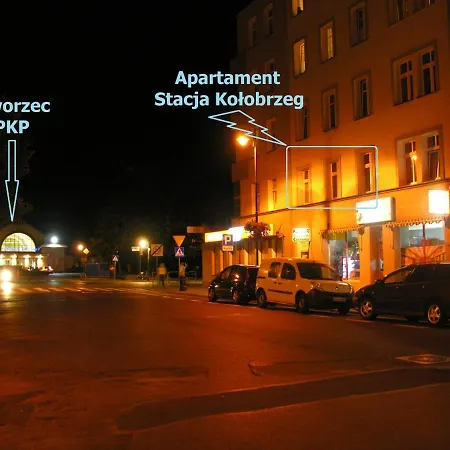 Apartment Dworcowa 100 M Do Pkp Kolobrzeg
